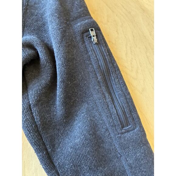Patagonia Jacket Fleece Women's Med Full Zip Neck Sweater Gorpcore Charcoal Grey - Picture 11 of 14